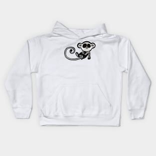 Skeleton monkey Kids Hoodie